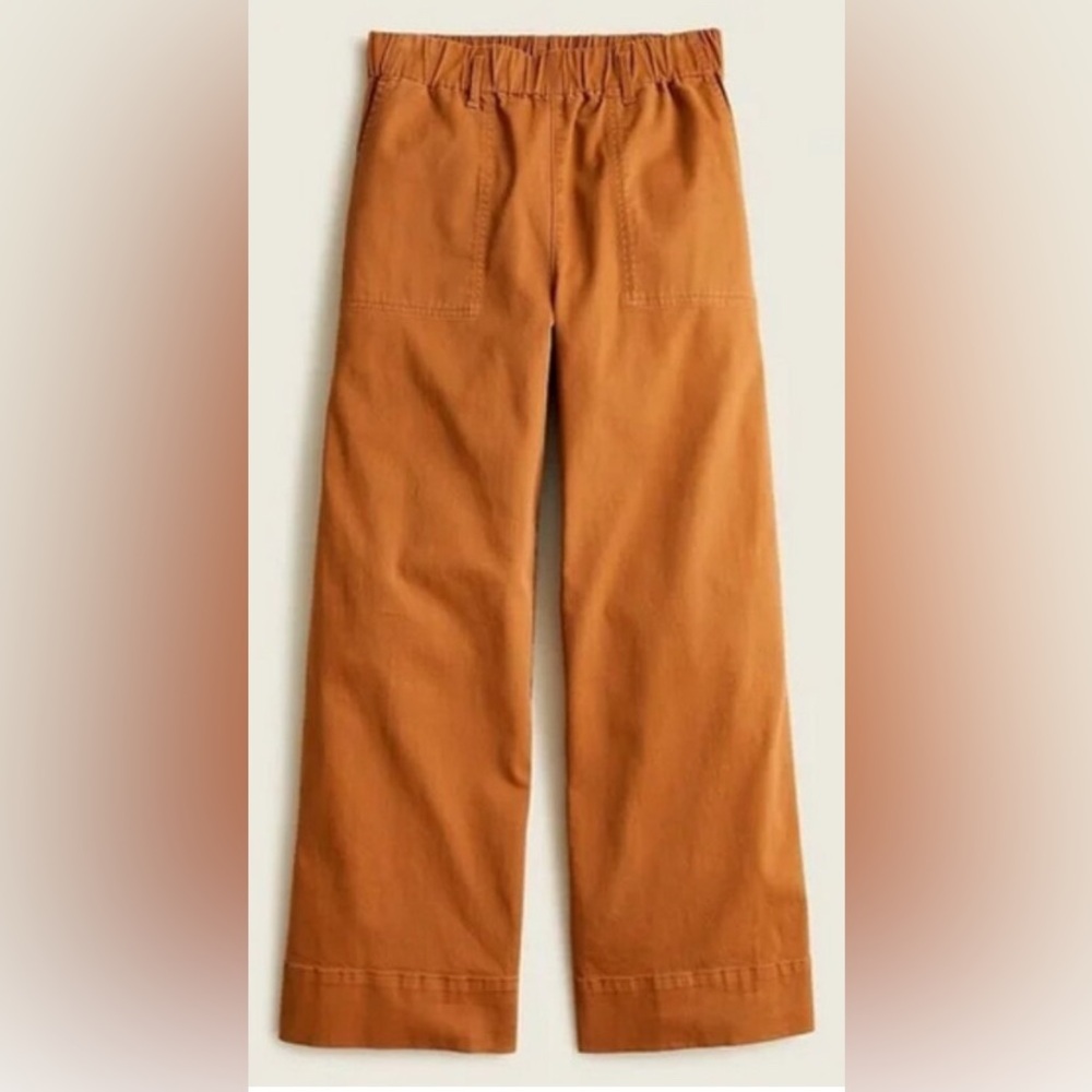 J. Crew Women's Brown Wide-Leg Pants
